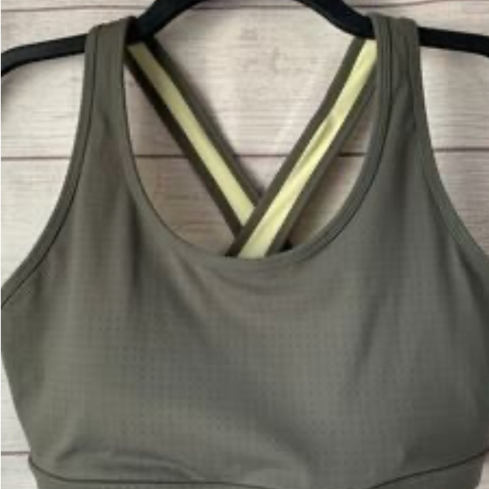 Avia Blue and Gray Strappy Sports Bras - Picture 4 of 8